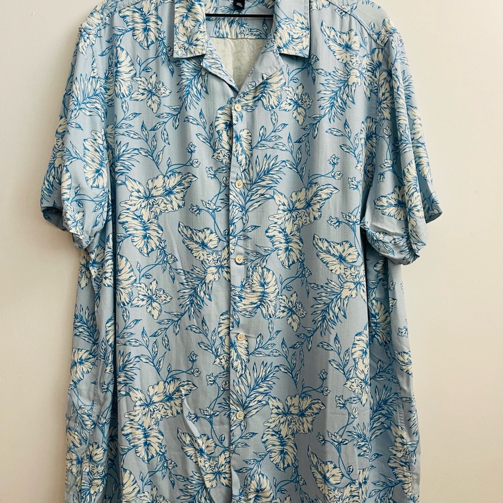 EUC Club Room Men's size XXL Button Down Aloha Button Shirt
